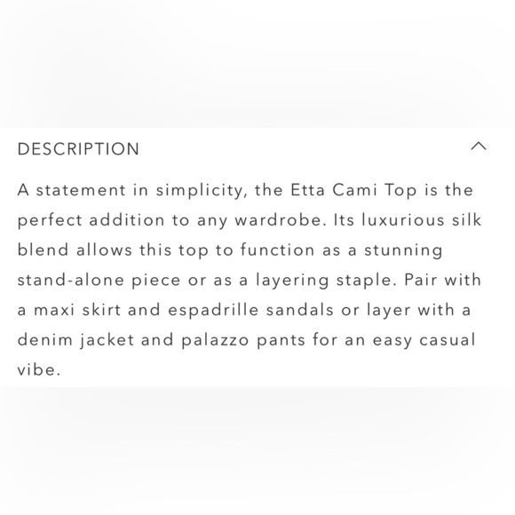 Johnny Was Elegant Silk Blend Edie Cami Top Cobalt NWT XL Camisole - Picture 11 of 11